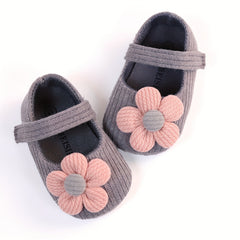 Baby Toddler Shoes Sun Flower Princess Cotton Cloth Step Front Shoes