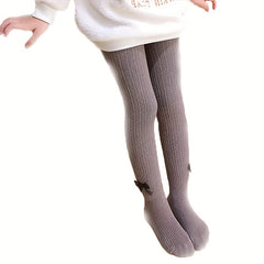 Girls Bow Breathable Socks Tights for Kids