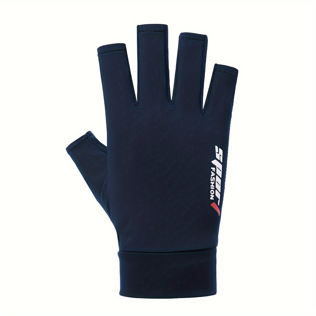 Summer Half Finger Ice Silk Cycling Gloves UV Resistant