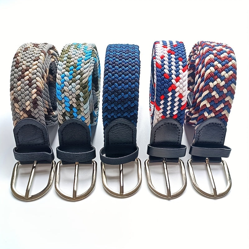 Canvas Elastic Woven Belt for Students