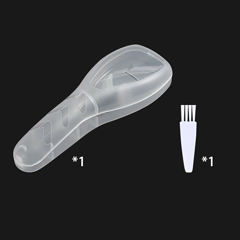 Portable Travel Razor Protector with Hard Case & Cleaning Brush