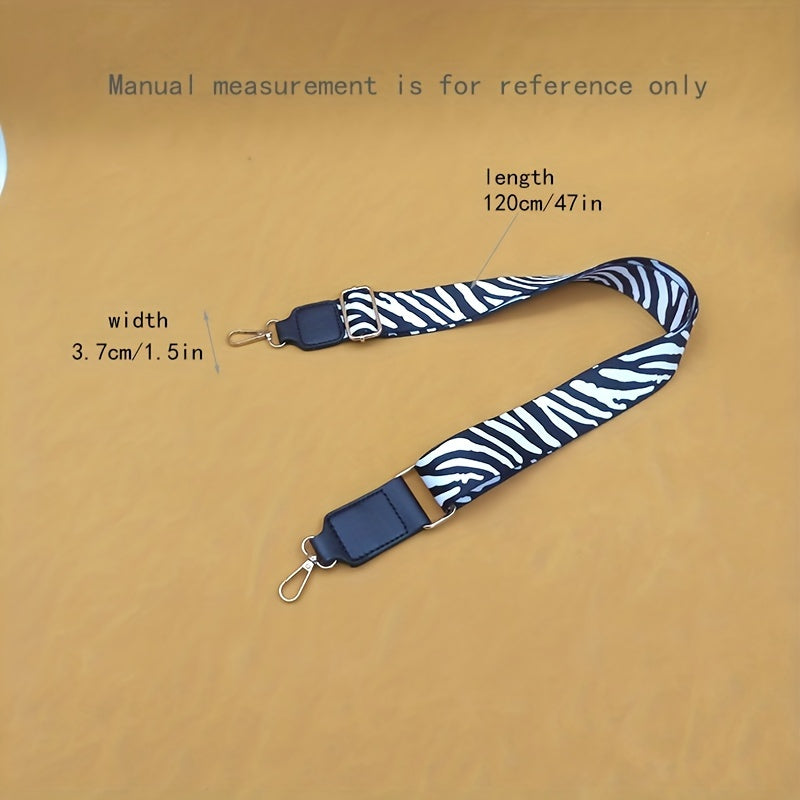 Geometric Print Shoulder Bag & Handbag Nylon Replacement Strap