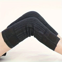1 Pair Cashmere Knee Pads Elastic Warm Knee Pad For Cold Weather
