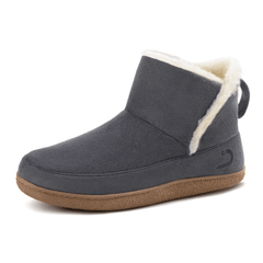 Women's Fleece Liner Slip On Slippers Warm Comfort Shoes