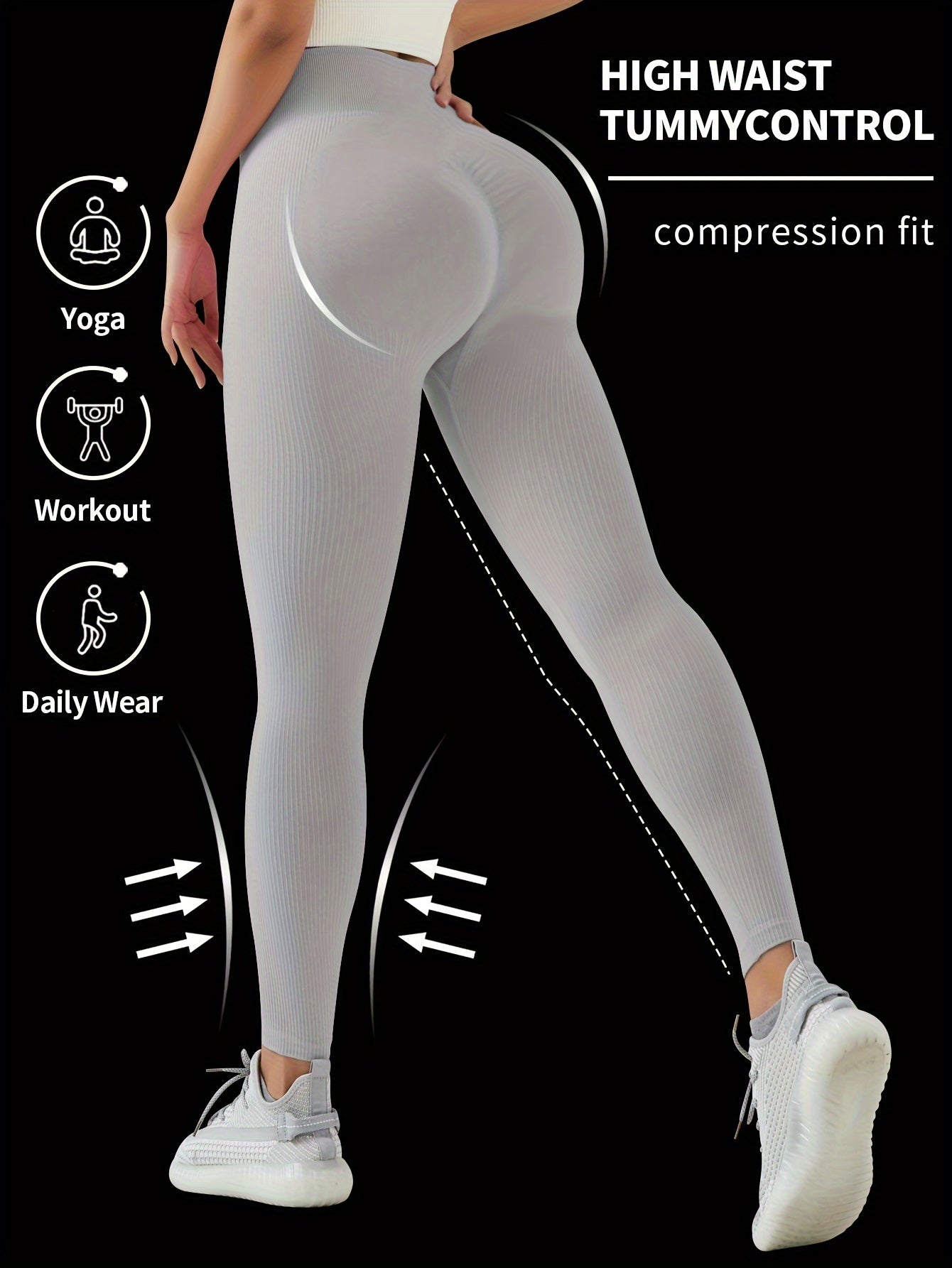 High Waist Stretchy Sports Tight Pants for Women