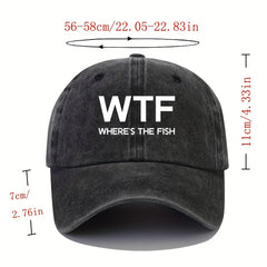 Adjustable Summer Casual Mens Peaked Cap With Letter Embroidery