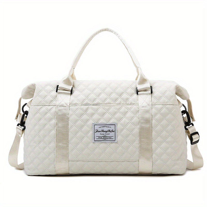 Travel Duffle Bag With Cosmetic Bag - Large Capacity Sports Fitness Storage Bag
