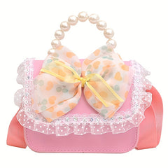 Mini Crossbody Bag Lace Handbag for Girls