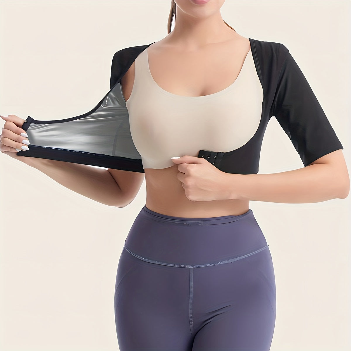Sauna Suit Push Up Sports Bra Vest Support Belt Yoga Fitness Underwear