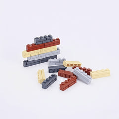 Small Particle Wall Bricks for Military Scenes