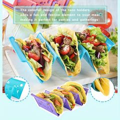 6pcs Taco Holder Household Reusable Washable Taco Stands Safety Taco Stand Rack