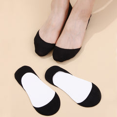 3 Pairs Ultra Low Cut Liner Socks Women's No Show Non Slip Hidden