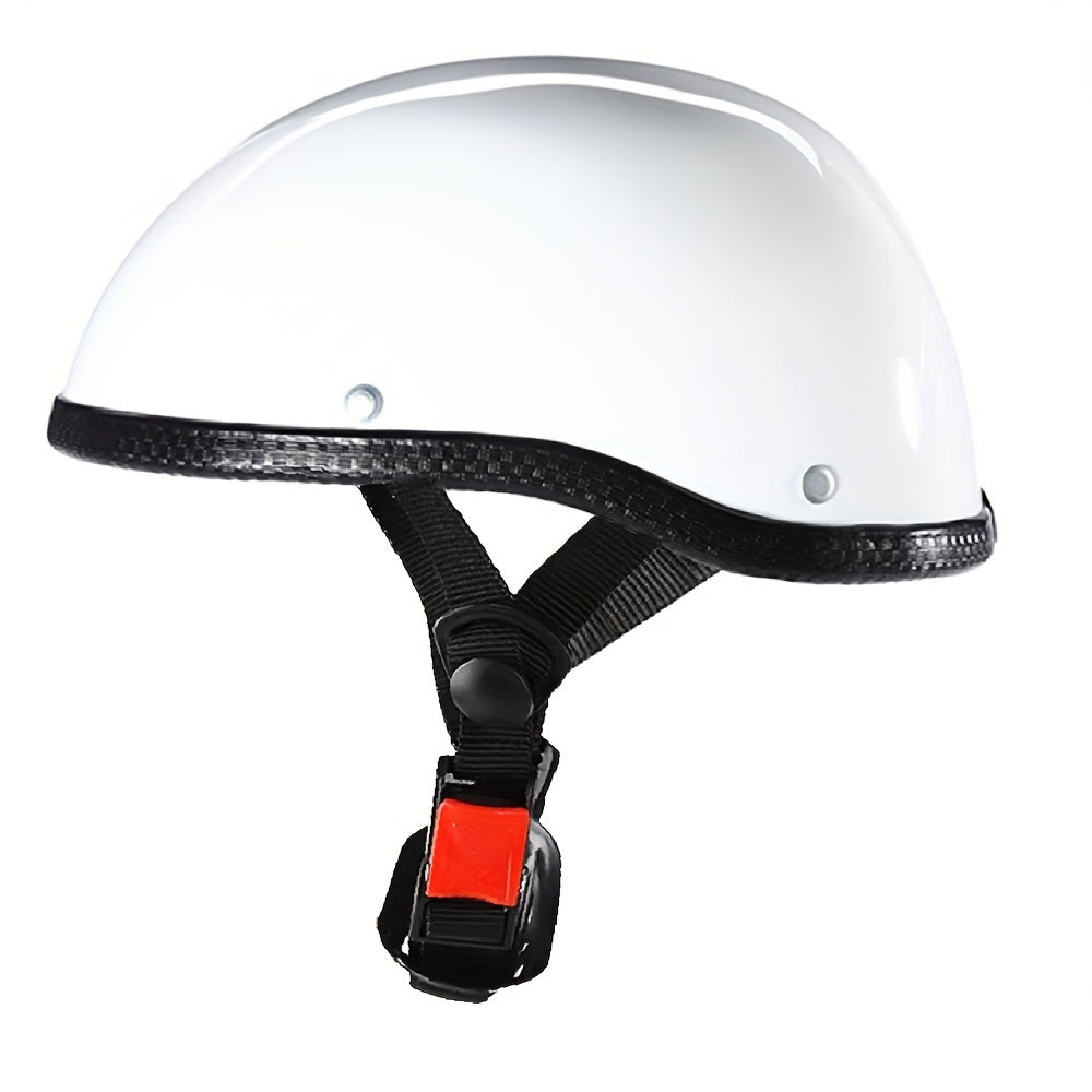 Open Face Helmet Vintage Motorcycle Half Helmet For Summer Men