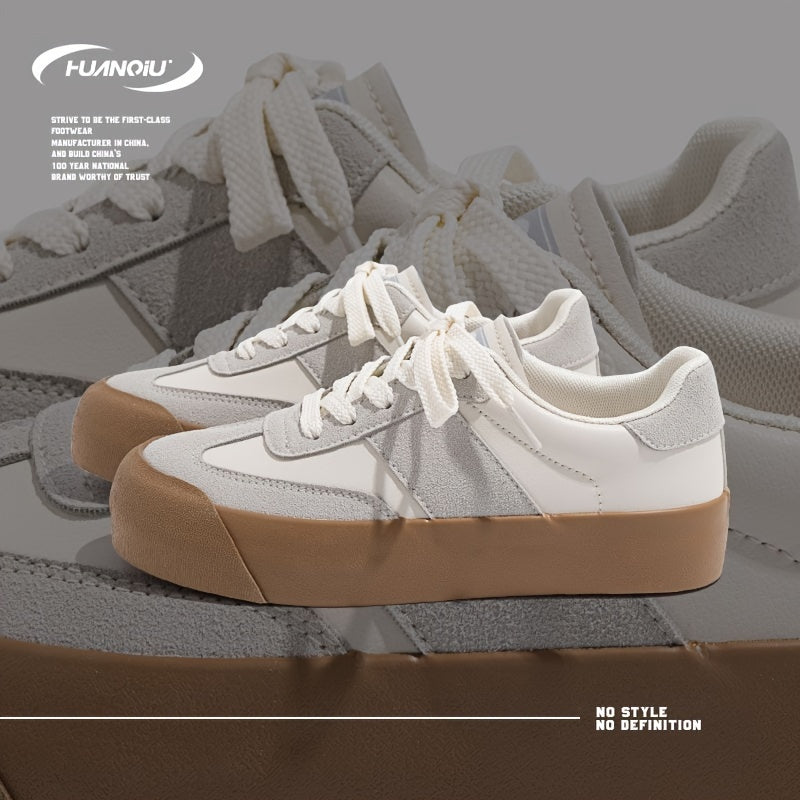HUANQIU Women's Low Skate Shoes Lightweight & Comfy Non slip