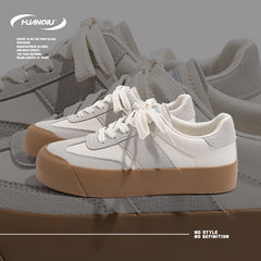 HUANQIU Women's Low Skate Shoes Lightweight & Comfy Non slip