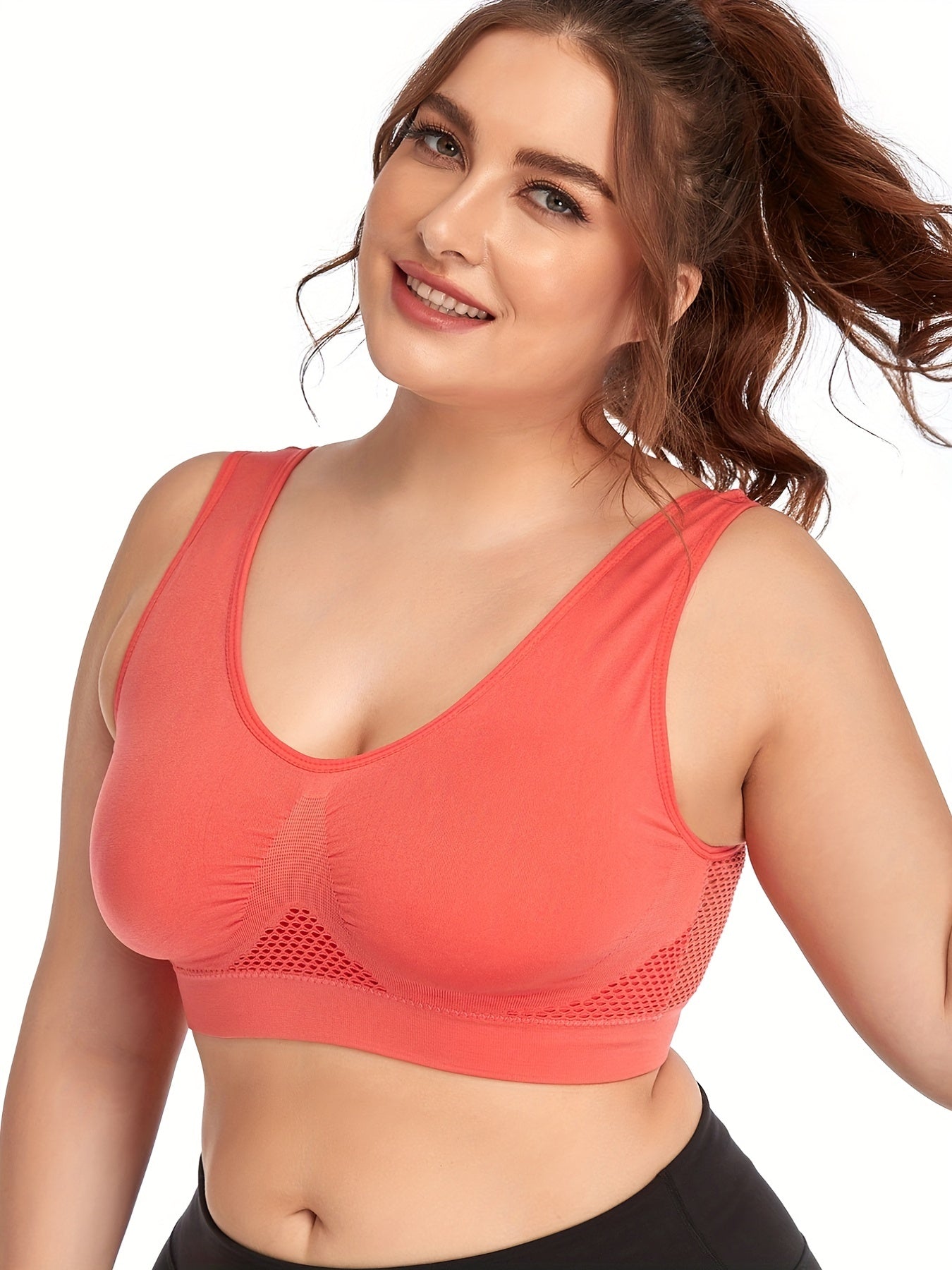 Seamless Sports Bra Breathable Workout Bra