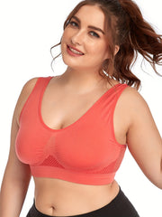 Seamless Sports Bra Breathable Workout Bra