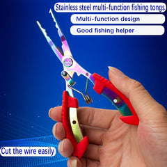 Multifunctional Fishing Pliers Scissors Line Cutter Hook Remover