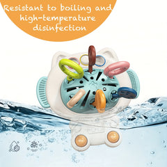 Sensory Sorting Pull String Toy for 6-18 Month Olds