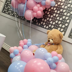 Gender Reveal Pink Balloons 12 Inch for Baby Shower