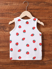 Baby Girls' Strawberry Print Tank Top