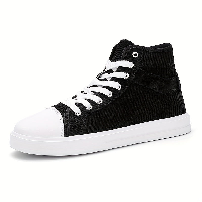 Women's Mid Top Canvas Shoes Casual Lace Up Outdoor Shoes