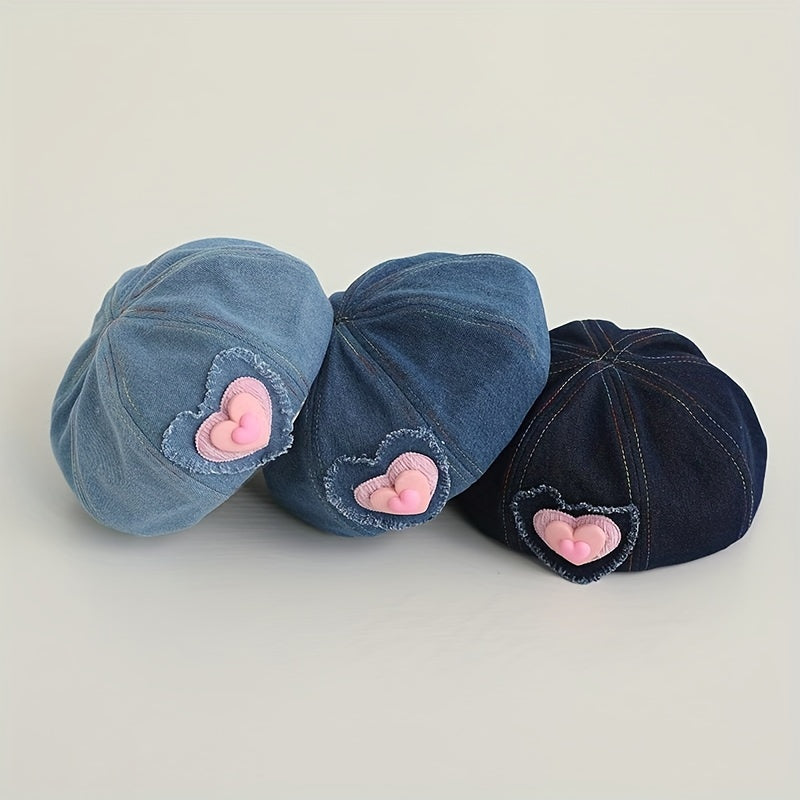 Kids Love Cowboy Beret Pumpkin Hat