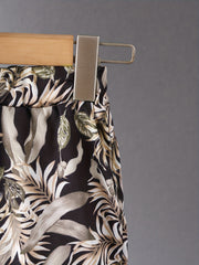 Boys Tropical Graphic Shirt & Shorts Set for Beach Vacation