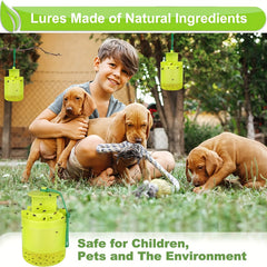 Reusable Outdoor Fly Traps Hanging Fly Catcher Non Toxic Fly Repellent