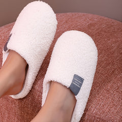 Cozy Fuzzy Lined Indoor Slippers for Men & Women