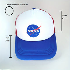 Printed Letter Mesh Cap Spring Summer Sponge Baseball Cap Truck Driver Cap