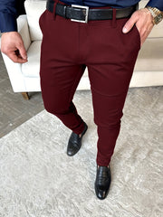 Solid Slim Men's Pants Europe And US Style Pencil Pants