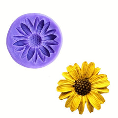Resin Sunflower & Chrysanthemum Silicone Cake Baking Molds