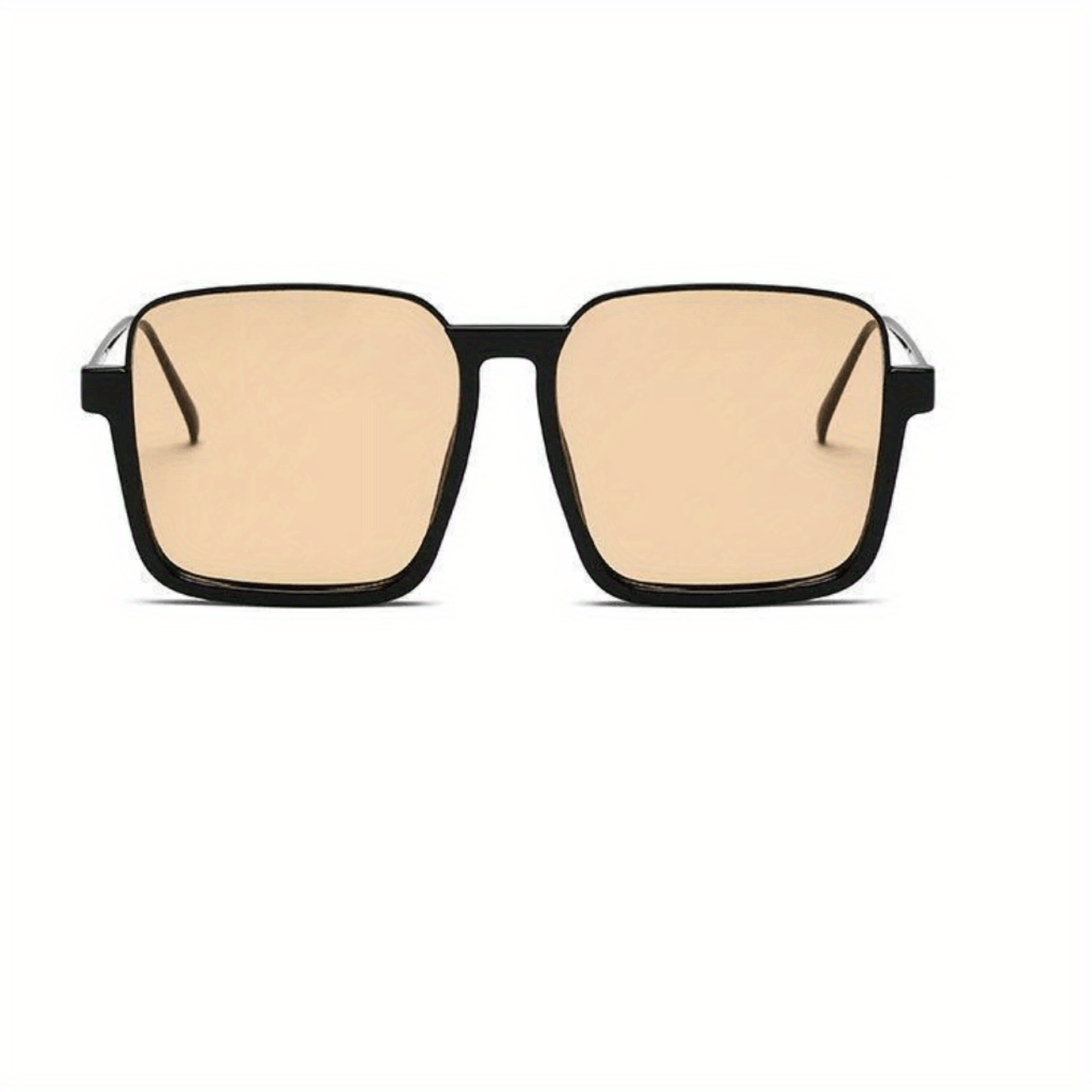 Large Square Sunglasses Anti Ultraviolet Big Face Thin Look
