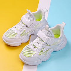 Kid's Mesh Sneakers Non Slip Soft Sole Shoes for Outdoor Activities
