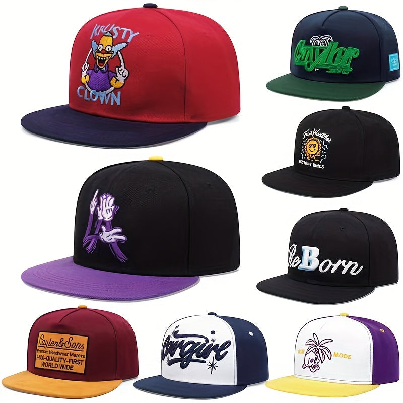 Anime Embroidery Unisex Baseball Cap Hip Hop Snapback Hat Adjustable