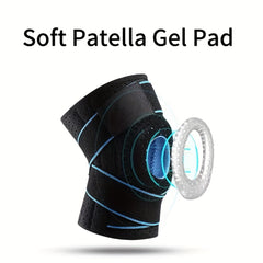 Adjustable Breathable Knee Pads with Gel Pad for Running