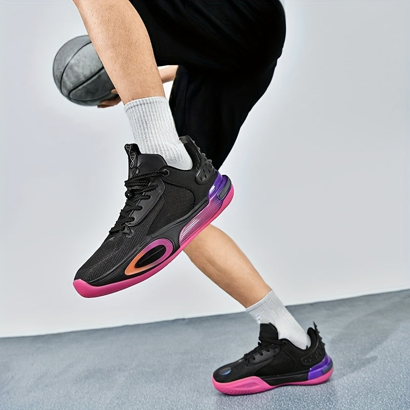 Men's Lace Up Sneakers Breathable Shoes For Running Basketball
