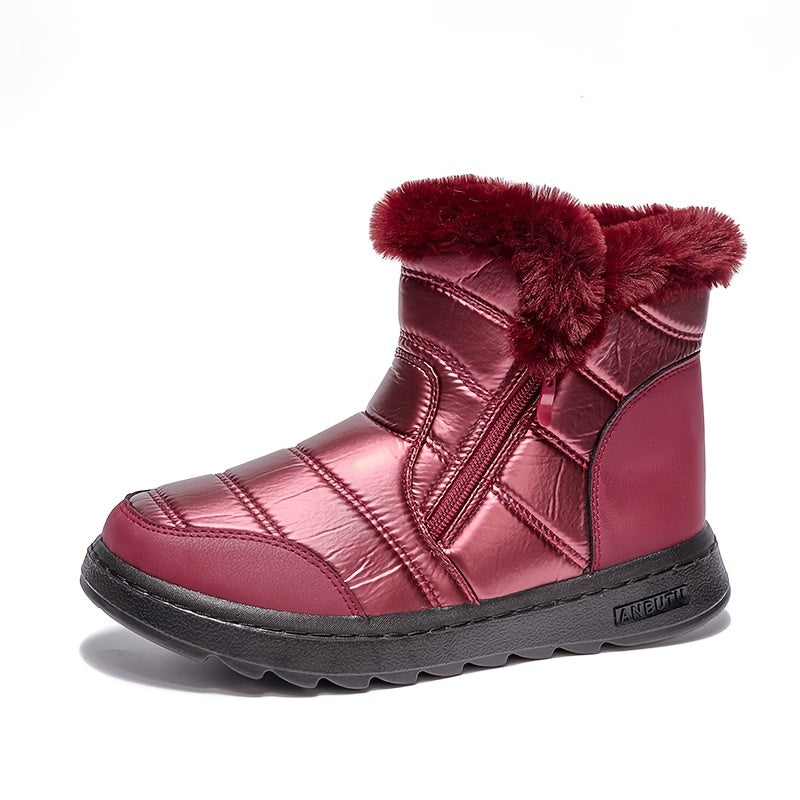 Women's Waterproof Snow Boots Non slip Winter Warm Hiking Boots