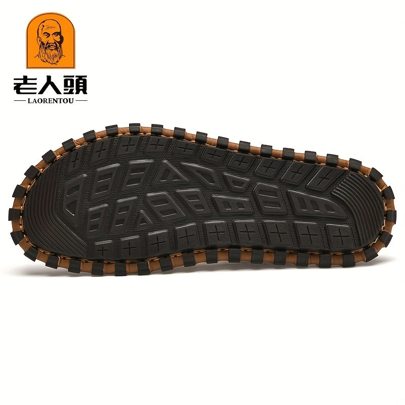 Men's Non Slip Hiking Sandals Durable Comfy Beach Shoes