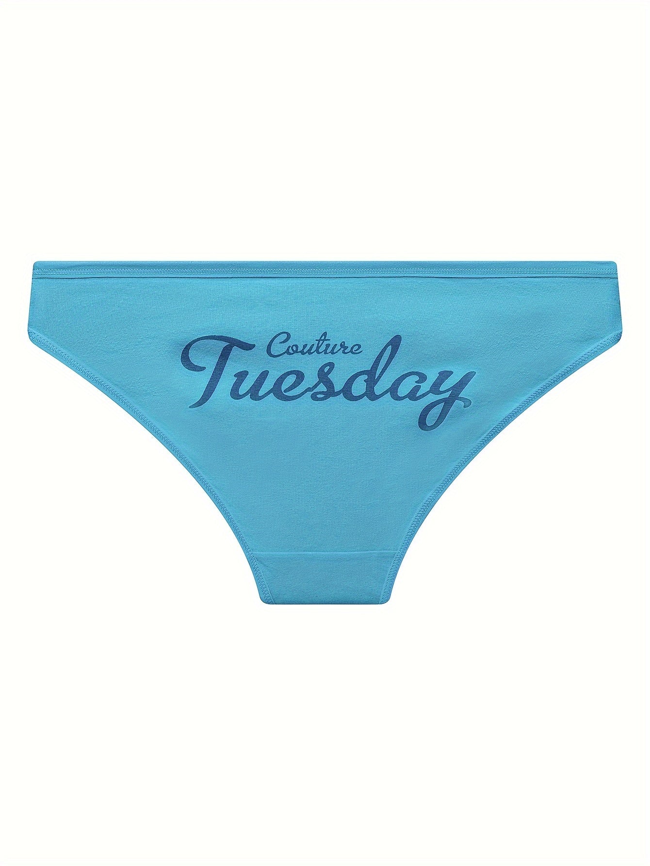 7 Pcs Women's Colorful Cotton Bikini Panties Soft & Breathable Print Briefs