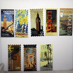 Vintage Style Nostalgic Stickers Old Photos
