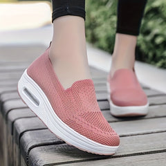 Breathable Mesh Woven Shoes Lightweight Running Sneakers