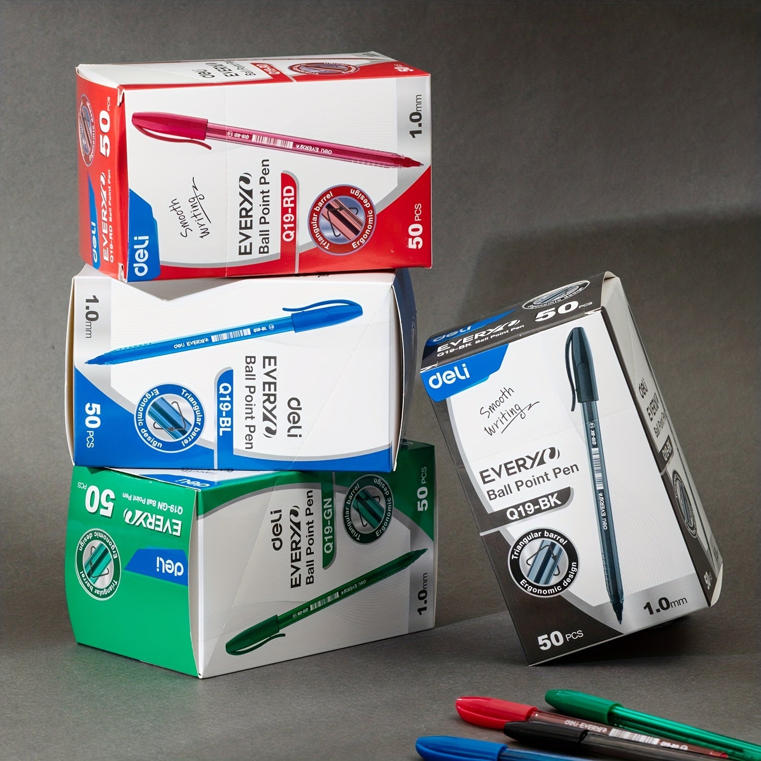 50 Gel Ink Ballpoint Pens 1.0mm Medium Point