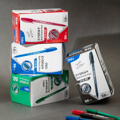 50 Gel Ink Ballpoint Pens 1.0mm Medium Point