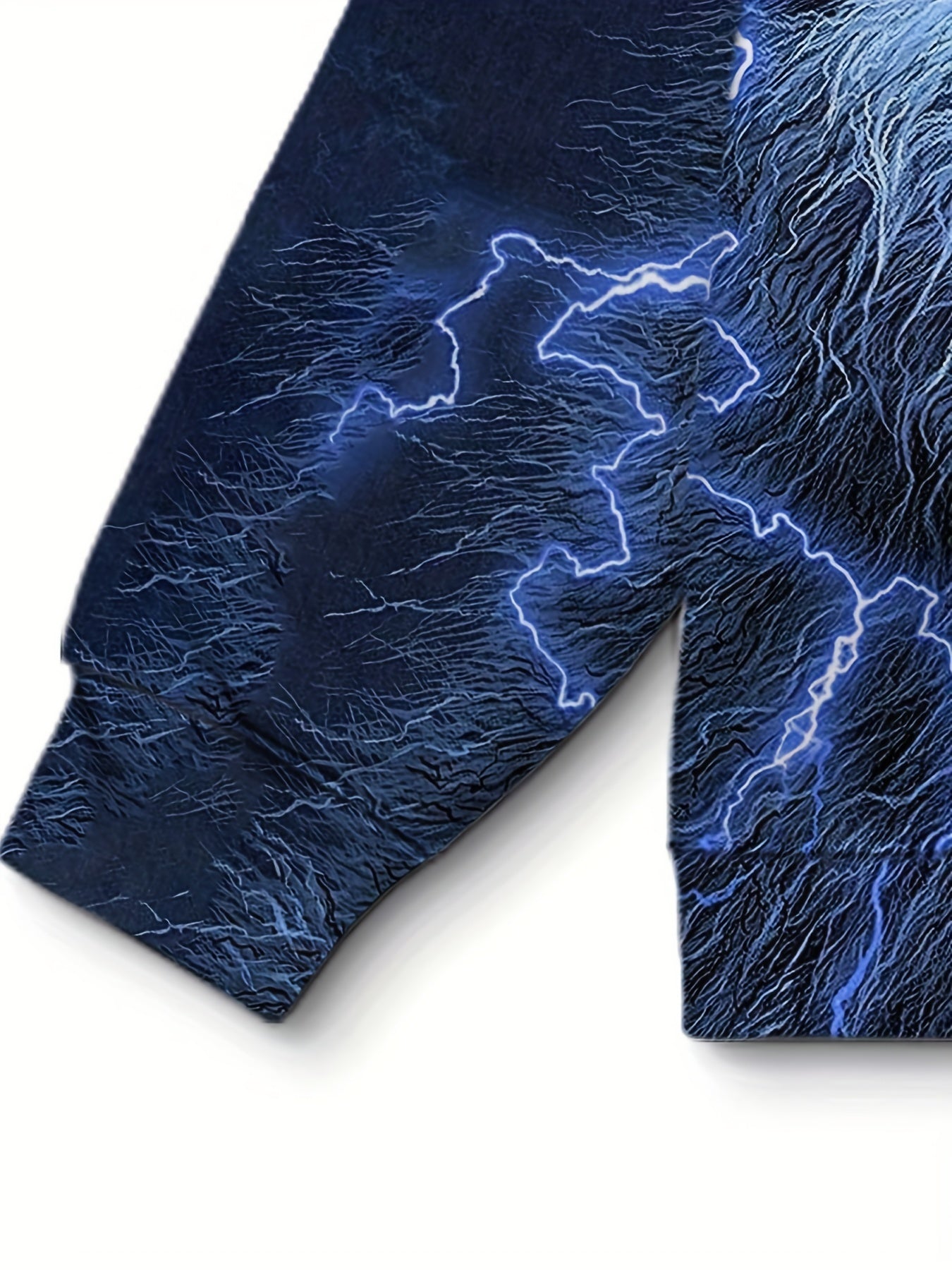 Wolf 3D Print Hoodie Men Graphic Pullover Autumn Winter