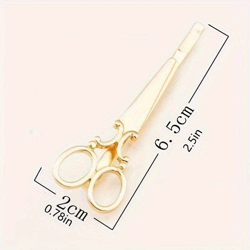 Scissors Shape Hair Clip Barrettes Hairpins Hair Styling For Women