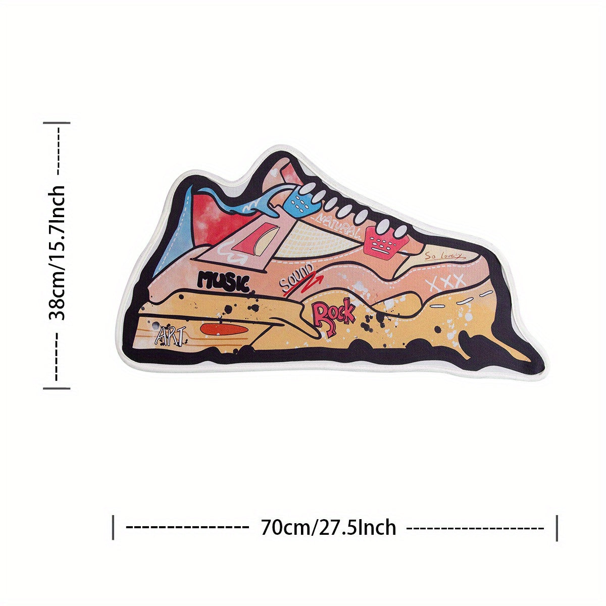 Anti-Slip Absorbent Mat for Sneakers - Durable Indoor Outdoor Doormat
