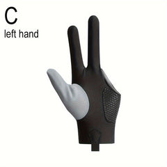 1 Pair Professional Three Finger Billiard Gloves
