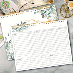 Habit Tracker Journal Spiral Binding Planner